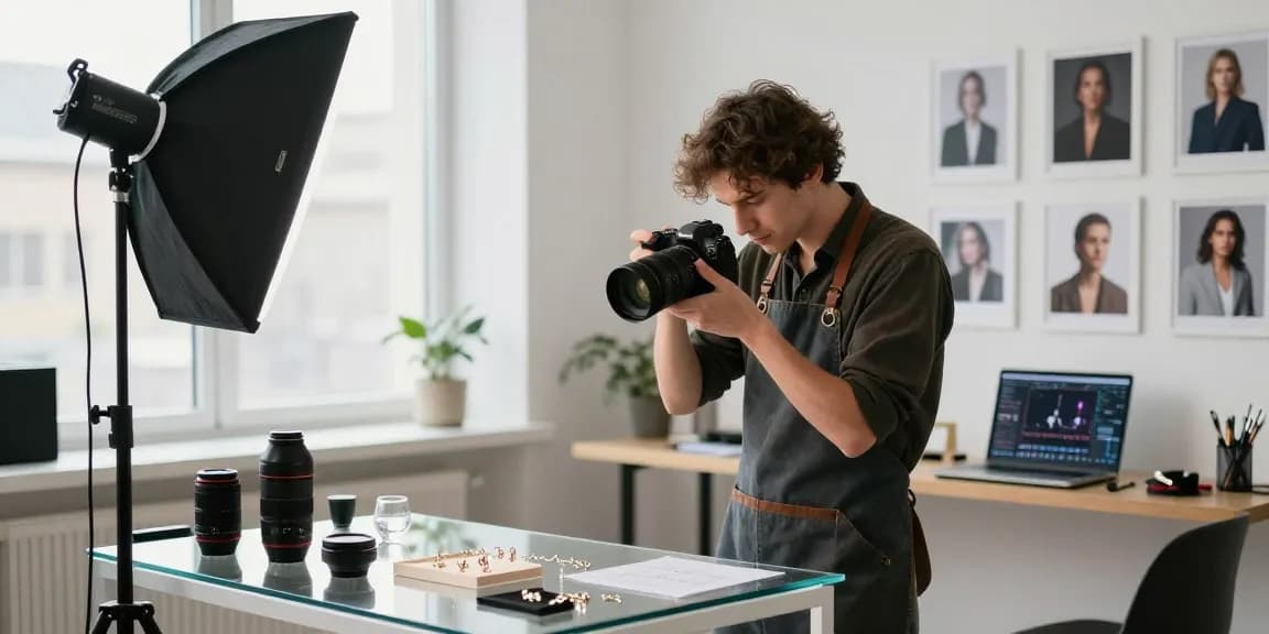 Fotografia di gioielli in azione presso MaxArt studio fotografico, che mostra eleganza e professionalità.