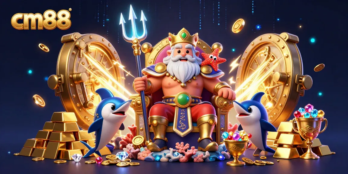 Experience thrilling adventures with cm88, featuring vibrant 3D cartoon characters in an engaging casino scene