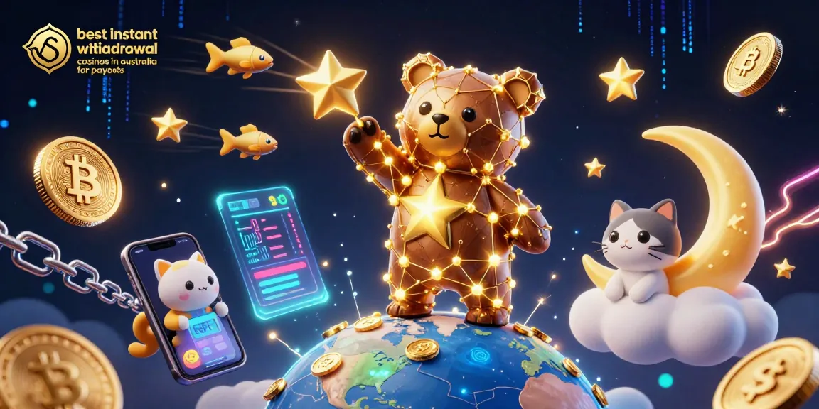 Engage with the best instant withdrawal casinos in Australia for payouts featuring vibrant cosmic elements.
