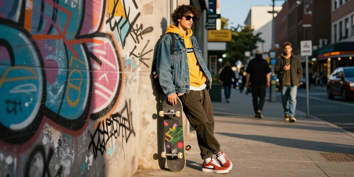 Trapstar Felpa indossata in un contesto urbano, moda streetwear contemporanea.