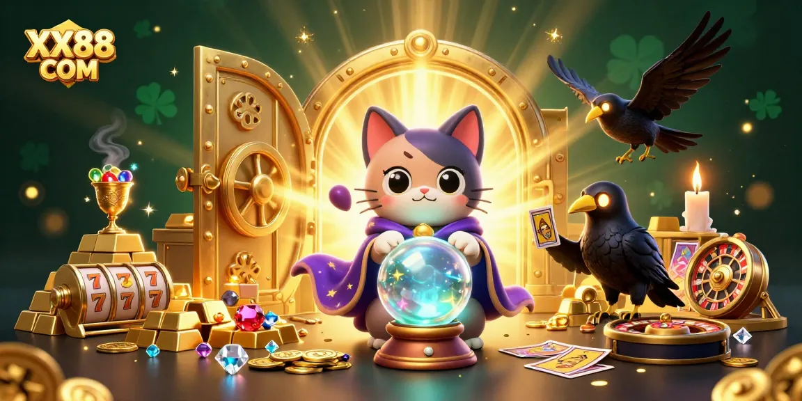 Win big at XX88 COM with exciting slots and vibrant casino illustrations.