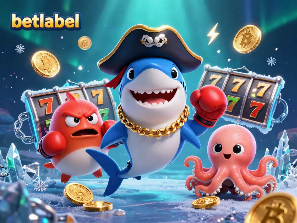 Engage with the vibrant betlabel scene featuring animated sea creatures and vibrant gaming elements.