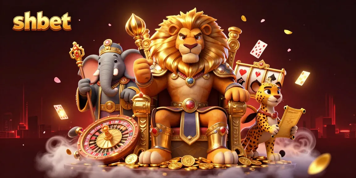 Engage in thrilling gameplay at shbet with a powerful lion king and dynamic casino elements.